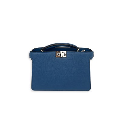 FENDI ISEEU PETITE BLUE TOP HANDLE BAG (23*14.5*6cm) 